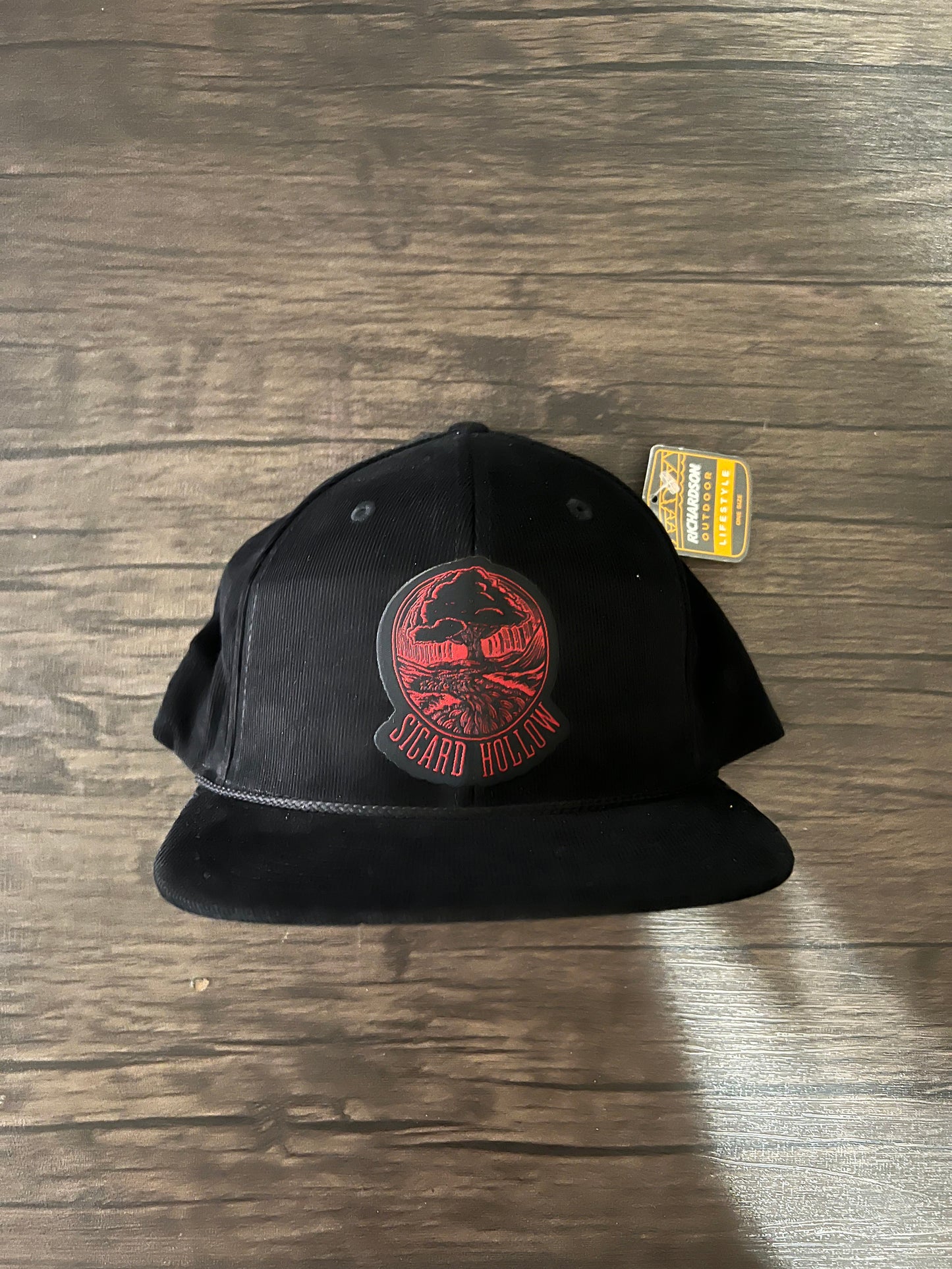 Richardson Snapback Hat (BLACK)